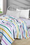 L'essentiel linge de maison Manta Double Pique Amarillo y Lila